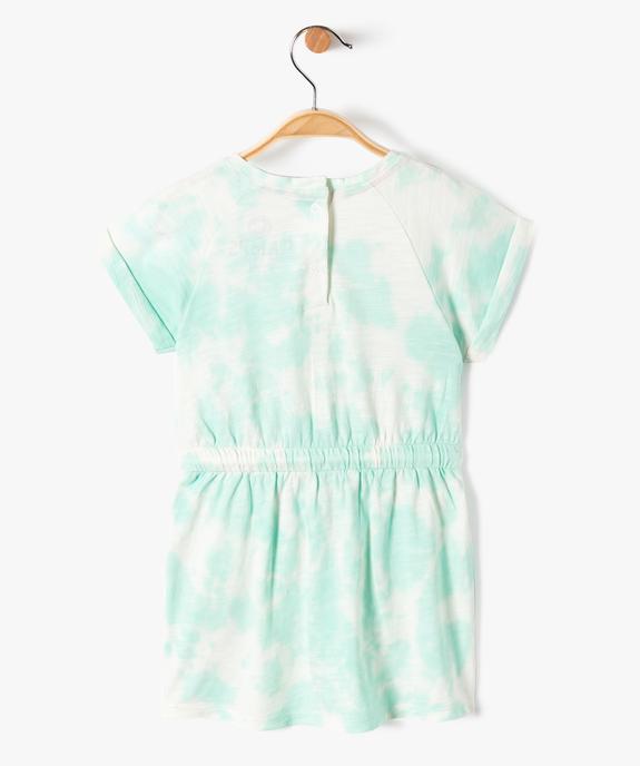 Robe bébé fille en maille tie and dye - Camps United vue3 - CAMPS UNITED - GEMO