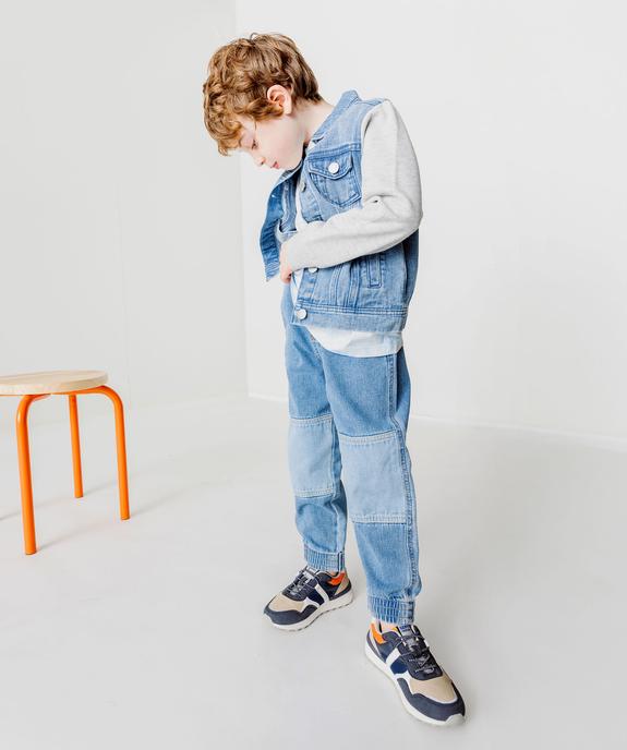 Jean confortable à taille élastique garçon vue1 - GEMO 4G GARCON - GEMO