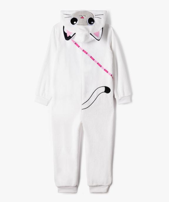 Combinaison pyjama en maille peluche motif chat fille - Gabby’s Dollhouse vue4 - GABBY - GEMO