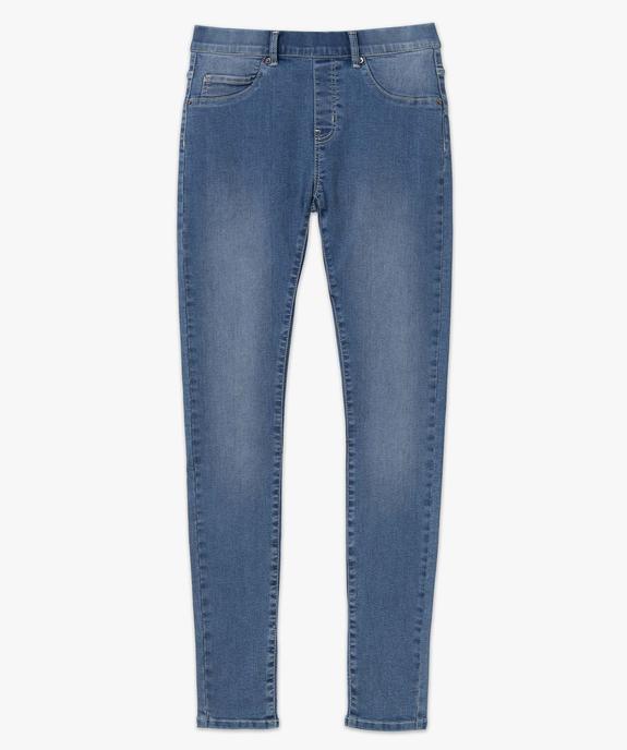 Jegging femme avec coutures contrastantes vue4 - GEMO 4G FEMME - GEMO