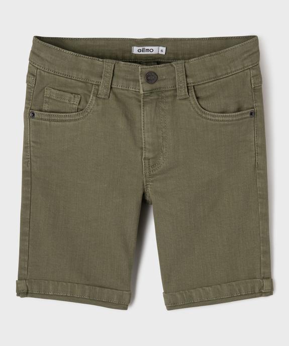 Bermuda regular taille ajustable garçon vue1 - GEMO (ENFANT) - GEMO