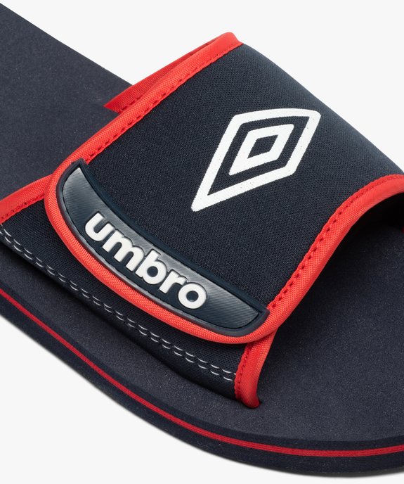 Mules de piscine garçon bicolores à scratch - Umbro vue6 - UMBRO - GEMO