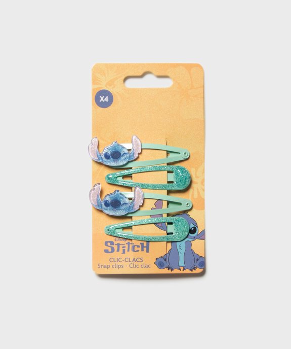 Pinces cli-clac motif Stitch fille (lot de 4) - Disney  vue1 - LILO & STITCH - GEMO