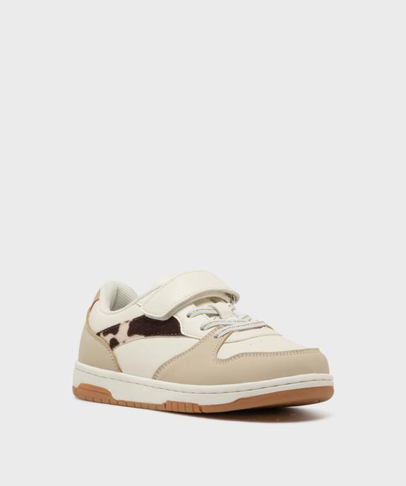 Baskets à scratch avec empiècements colorés fille - Lovely Wings  vue2 - LOVELY WINGS - GEMO