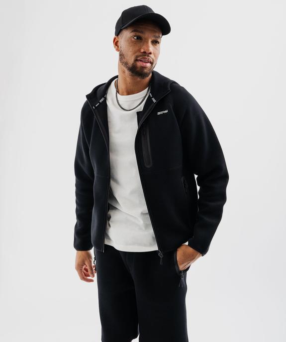 Sweat zippé à capuche spécial sport homme vue1 - GEMO (HOMME) - GEMO