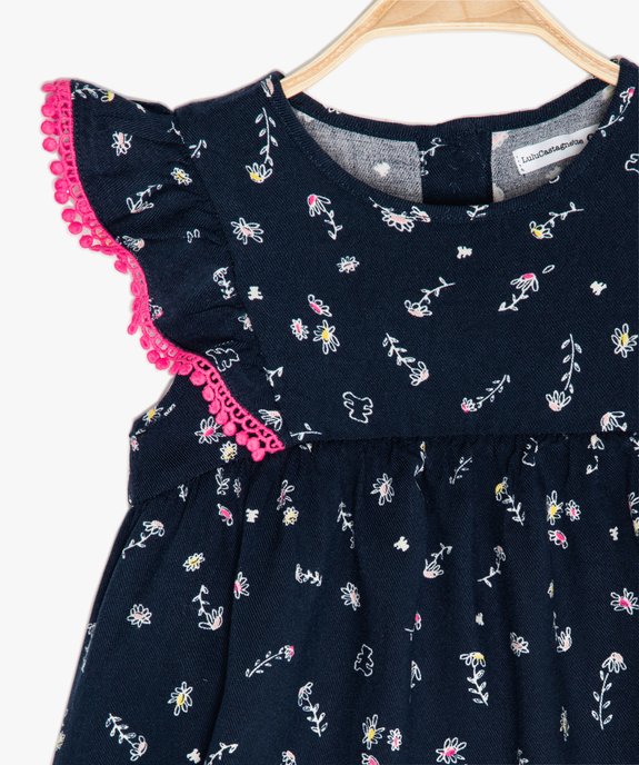 Blouse bébé fille à manches volantées - Lulu Castagnette vue2 - LULUCASTAGNETTE - GEMO