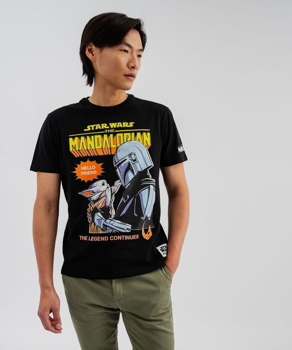 Tee-shirt manches courtes imprimé homme - The Mandalorian vue1 - STAR WARS - GEMO