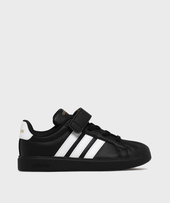 Baskets Streettalk EL C fermeture scratch enfant - Adidas vue1 - ADIDAS - GEMO