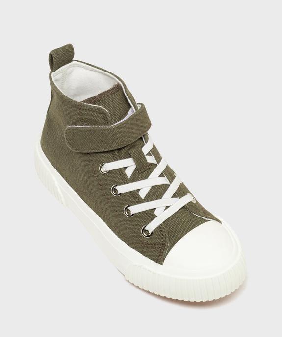 Baskets montantes en toile garçon - 5 Miles vue5 - 5 MILES GEMO FOR GOOD - GEMO