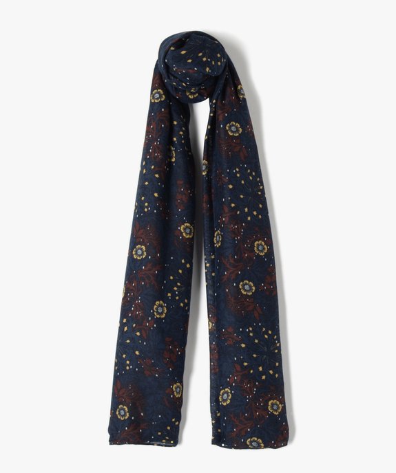 Foulard femme grand format à fleurs vue1 - GEMO (ACCESS) - GEMO