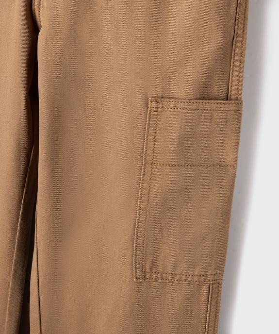Pantalon loose à poches cargo et taille élastiquée garçon vue2 - GEMO 4G GARCON - GEMO