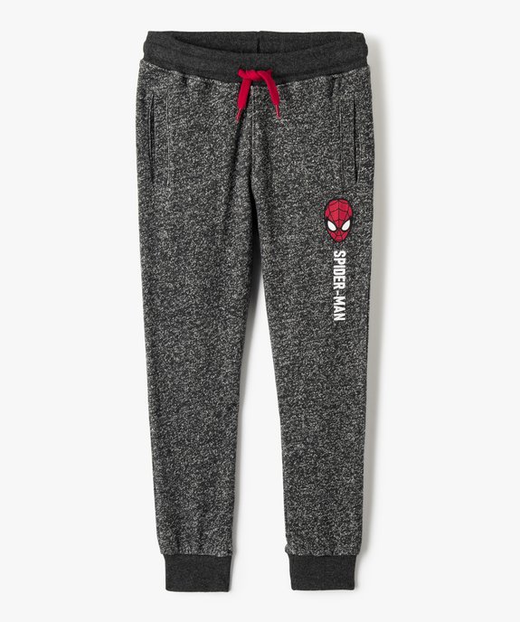 Jogging garçon en molleton chaud imprimé Spiderman vue1 - SPIDERMAN - GEMO