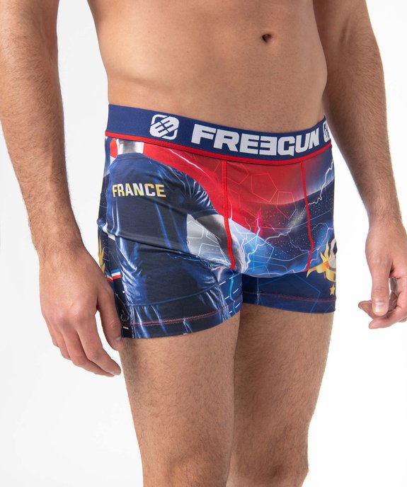 Boxer homme à motifs équipe de France de foot - Freegun vue2 - FREEGUN - GEMO
