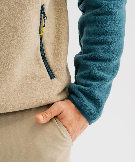 Sweat polaire à col camionneur homme - Roadsign vue5 - ROADSIGN G4G - GEMO