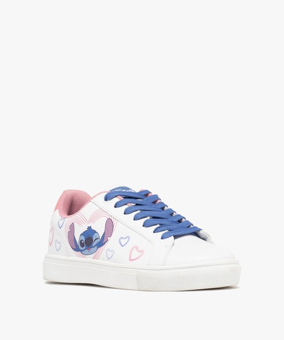 Baskets femme à lacets contrastants et imprimé coeurs - Lilo & Stitch  vue3 - LILO & STITCH - GEMO