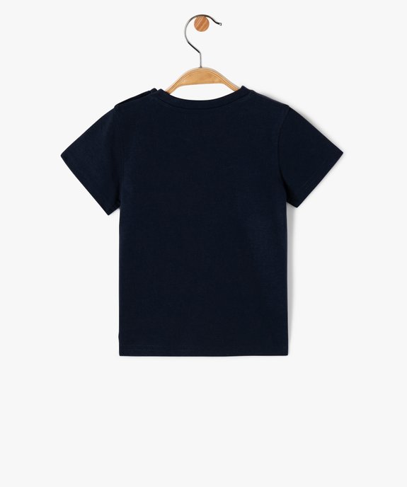 Tee-shirt bébé garçon imprimé - LuluCastagnette vue3 - LULUCASTAGNETTE - GEMO