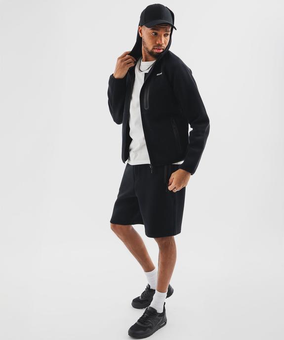 Bermuda de sport avec poches zippées homme vue4 - GEMO (HOMME) - GEMO