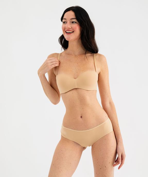 Shorties unis en microfibre femme (lot de 2) vue11 - GEMO 4G FEMME - GEMO