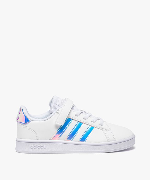 Baskets fille à détails irisés – Adidas Grand Court vue1 - ADIDAS - GEMO