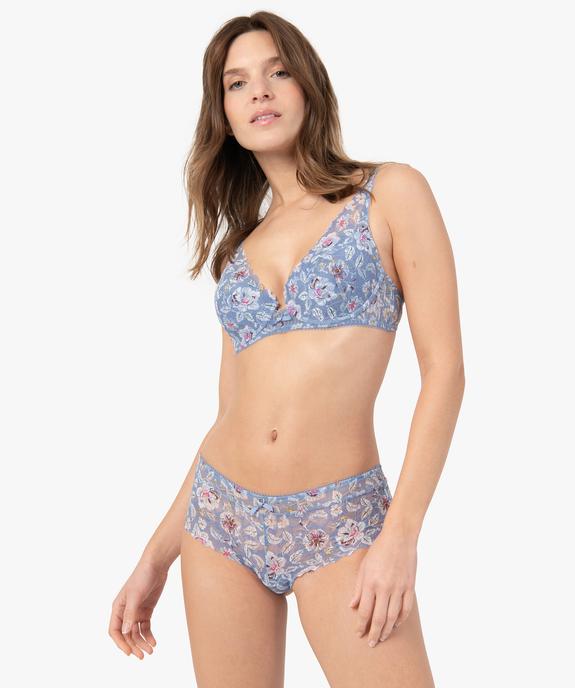 Shorty femme en dentelle avec petit anneau à la taille vue3 - GEMO(HOMWR FEM) - GEMO