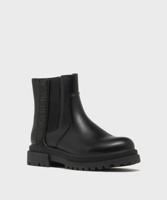 Boots crantés esprit Chelsea fille - Chipie vue2 - CHIPIE - GEMO