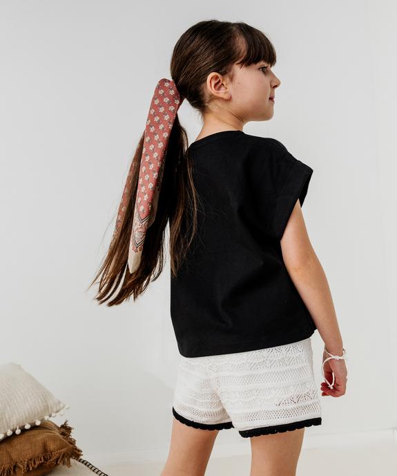 Short en maille crochetée fille vue5 - GEMO (ENFANT) - GEMO