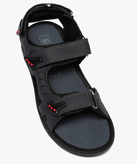 Sandales sport garçon à brides scratch vue5 - SANS MARQUE - GEMO