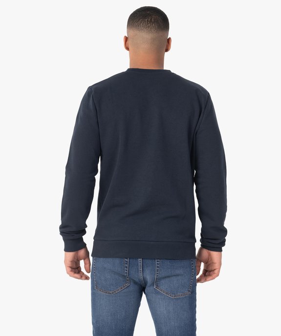 Sweat homme avec large motif Père Noël vue3 - GEMO (HOMME) - GEMO