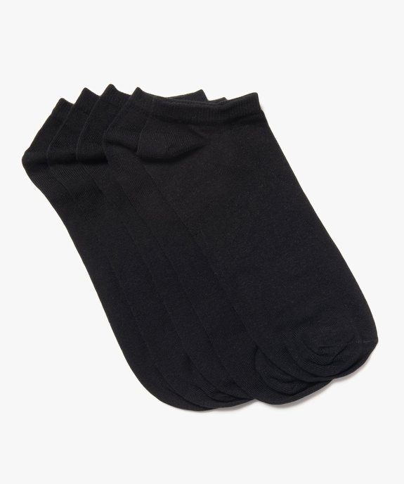 Chaussettes ultra courtes unies homme (lot de 5) vue1 - GEMO 4G HOMME - GEMO