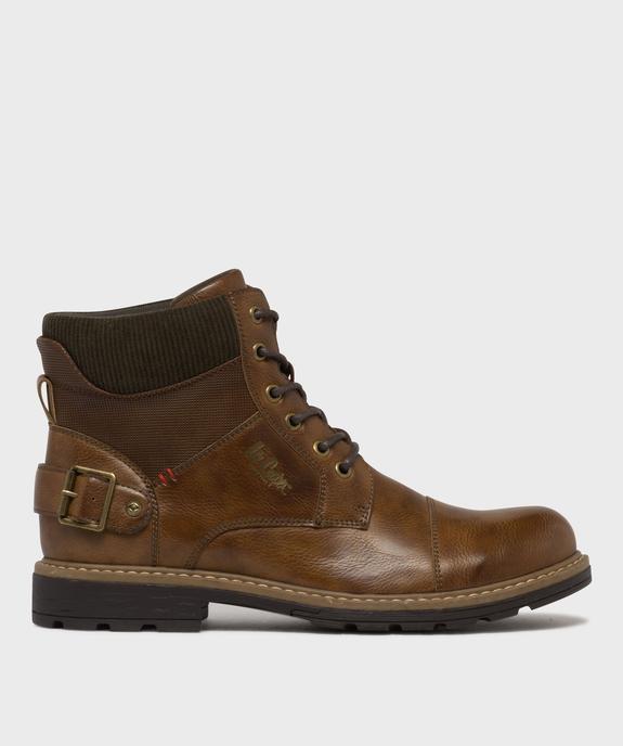 Boots à lacets avec col textile homme - Lee Cooper vue7 - LEE COOPER - GEMO