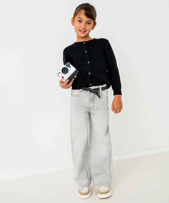 Gilet à col rond fille - GEMO (ENFANT) Gilet à col rond fille vue6 - GEMO (ENFANT) - GEMO
