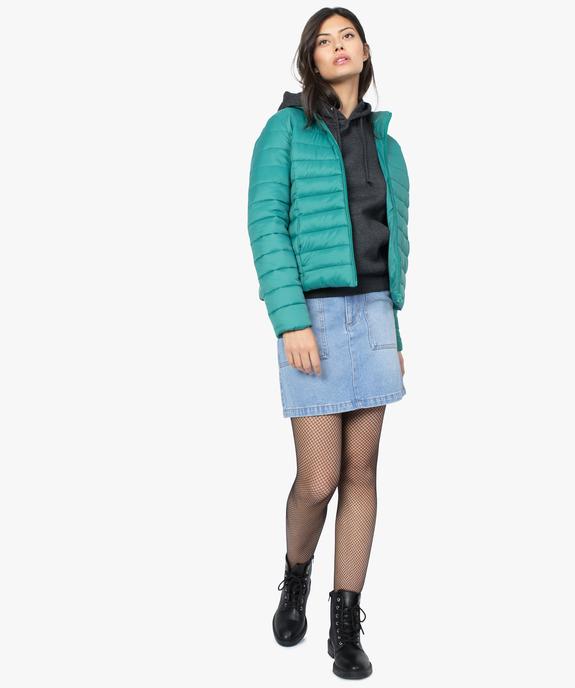 Jupe en jean pour femme avec larges poches vue5 - FOLLOW ME - GEMO