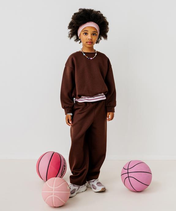Pantalon de jogging fluide fille vue5 - GEMO (ENFANT) - GEMO