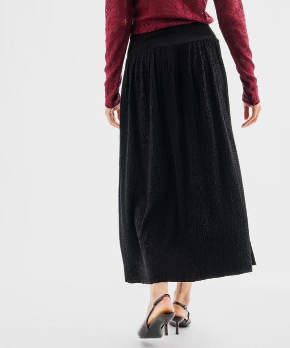 Jupe longue smockée femme vue3 - GEMO(FEMME PAP) - GEMO