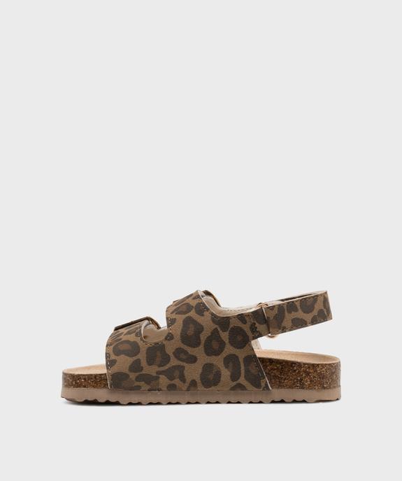 Sandales 2 brides à motif léopard fille - Lovely Wings vue3 - LOVELY WINGS - GEMO