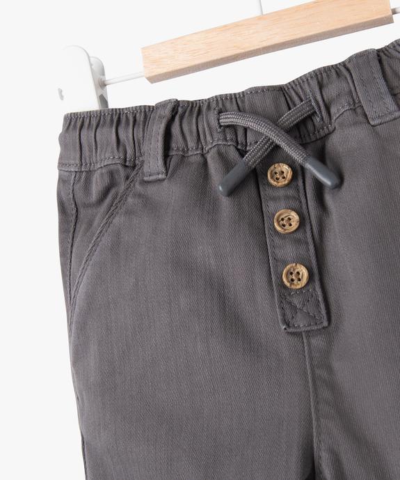 Pantalon en denim coloré bébé garçon vue2 - GEMO(BB COUCHE) - GEMO