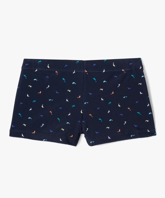 Maillot de bain boxer à motifs dauphins garçon vue1 - GEMO 4G GARCON - GEMO