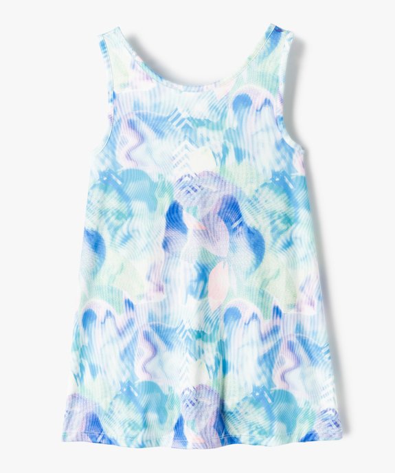 Robe fille avec combishort intégré en microfibre vue1 - GEMO (ENFANT) - GEMO