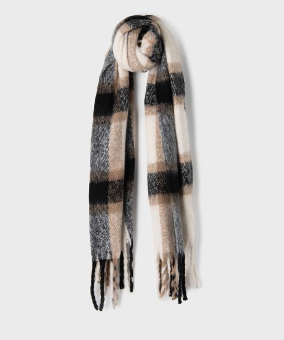 Echarpe plaid à carreaux femme vue3 - GEMO (ACCESS) - GEMO