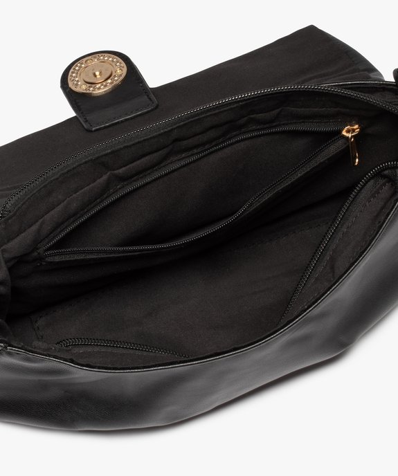 Sac femme en matière souple avec bouton métallique vue3 - GEMO (ACCESS) - GEMO
