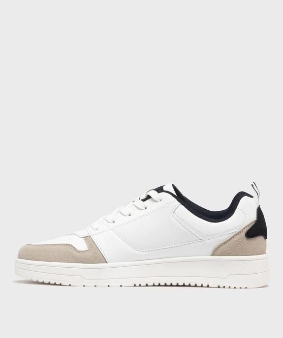Baskets basses de ville perforées homme vue3 - URBAN STEPS GEMO FOR GOOD - GEMO