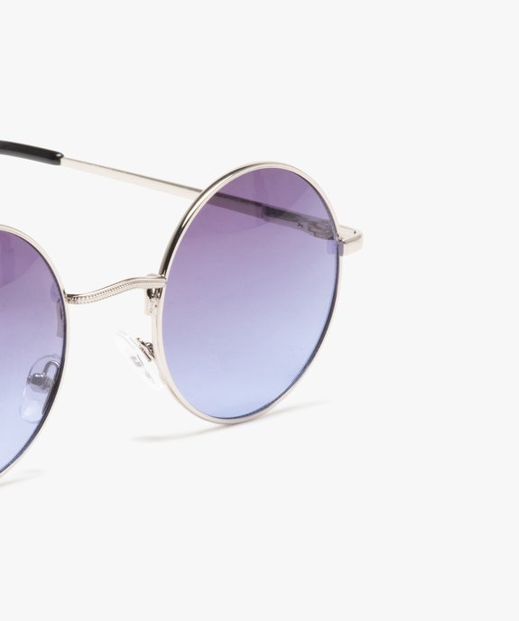 Lunettes de soleil femme forme ronde vue2 - GEMO (ACCESS) - GEMO