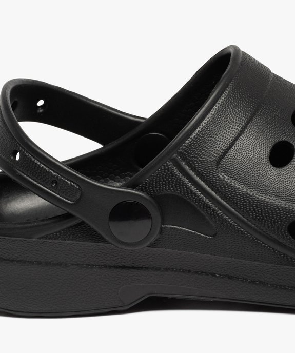 Sabots souples femme unis à perforations vue6 - GEMO (PLAGE) - GEMO