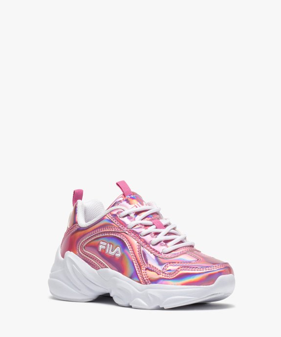 Chaussures de running fille irisées à lacets - Fila Alamo vue2 - FILA - GEMO