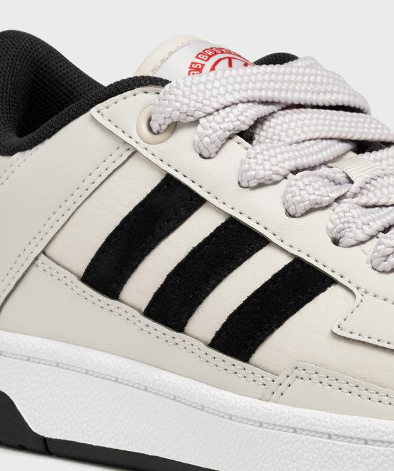 Baskets RapidCourt Low à larges lacets garçon - Adidas vue12 - ADIDAS - GEMO