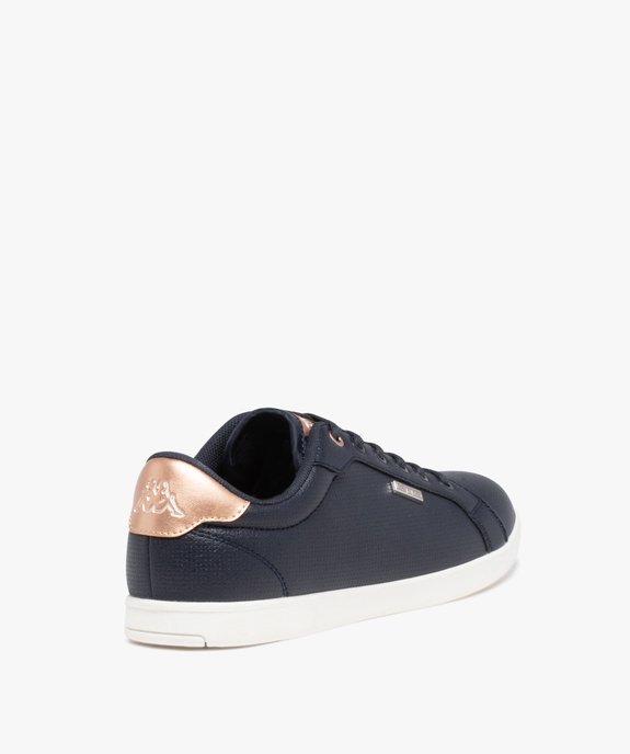 Baskets femme unies avec microperforations – Kappa Lena vue4 - KAPPA - GEMO