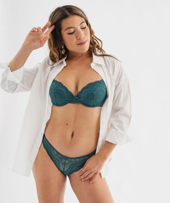 Culotte en dentelle et tulle femme (lot de 2) vue1 - GEMO(HOMWR FEM) - GEMO