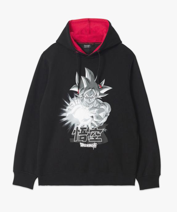 Sweat à capuche en molleton imprimé San Goku homme - Dragon Ball Super vue4 - DRAGON BALL Z - GEMO