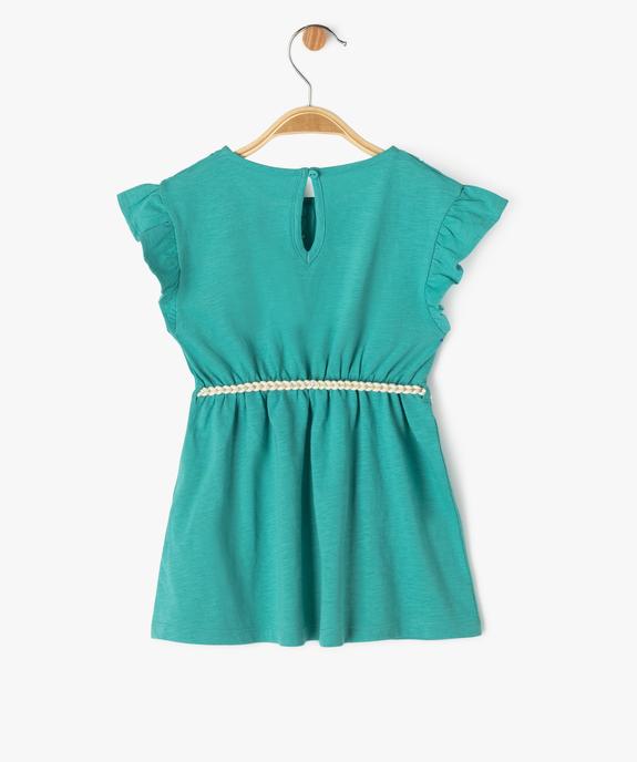 Robe sans manches avec ceinture tressée bébé fille vue3 - GEMO(BEBE DEBT) - GEMO