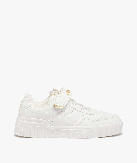 Baskets fille unies à semelle épaisse et à scratch - Ellesse vue1 - ELLESSE - GEMO